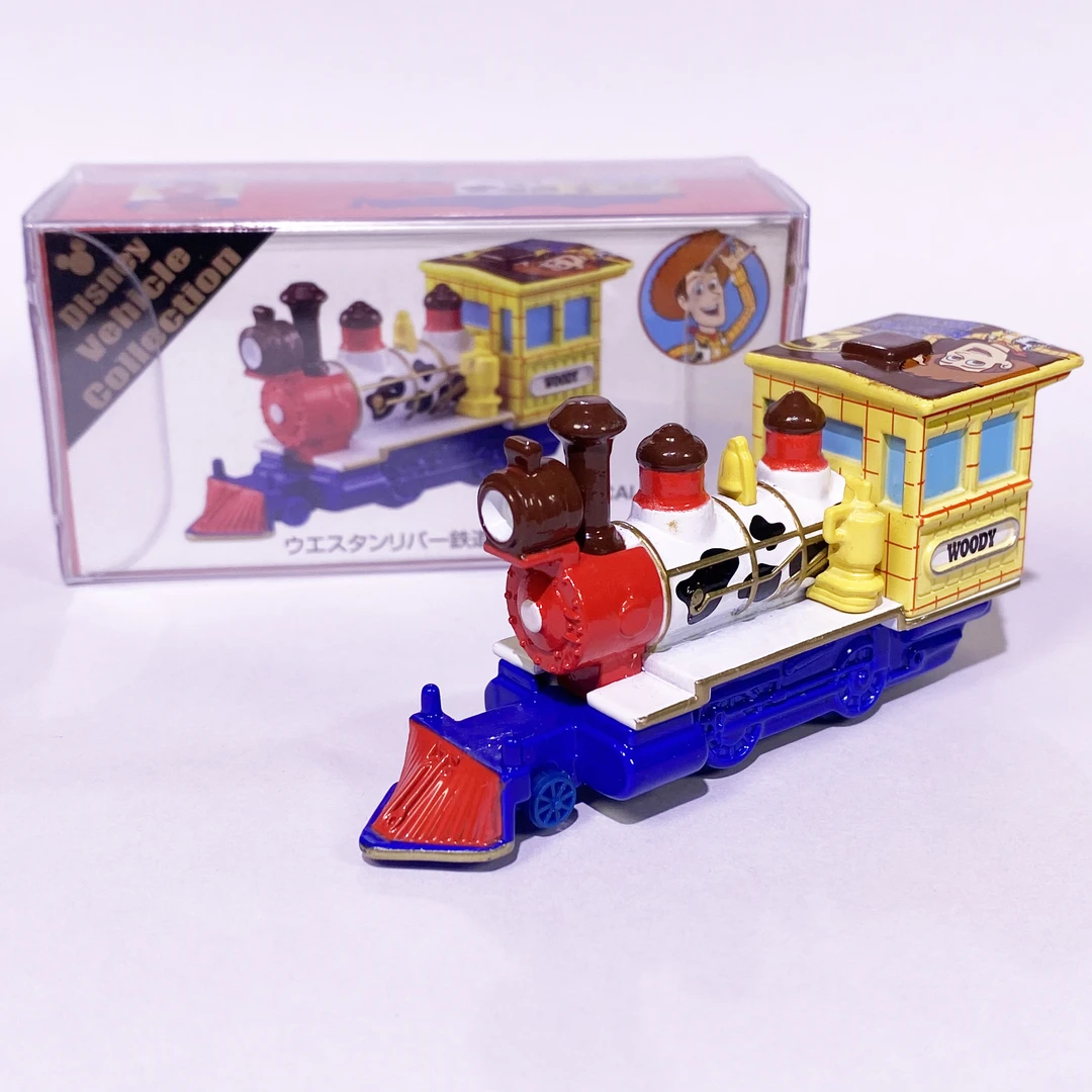 正品TOMY多美卡东迪园区限定西部元和铁路胡迪火车进口合金车模