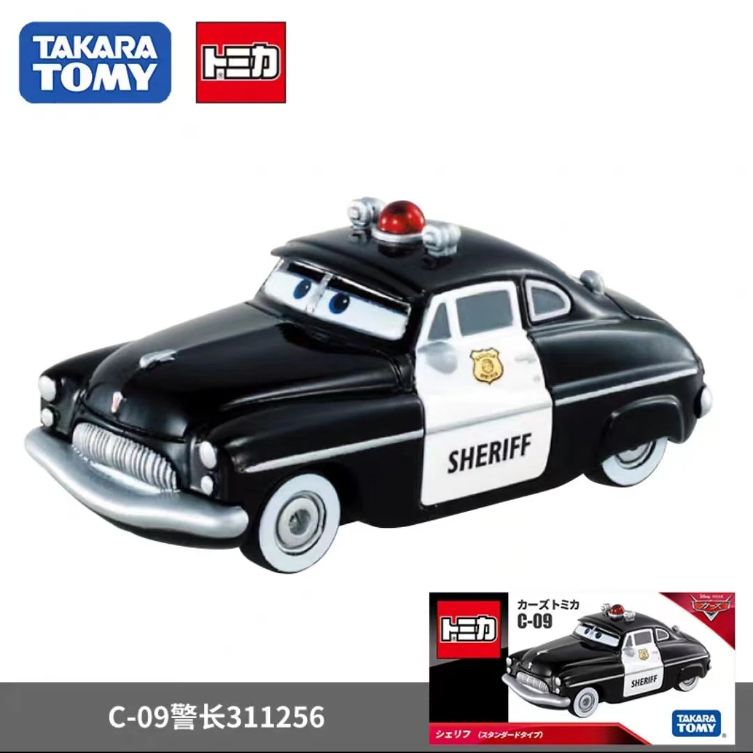 正品TOMY多美卡警长赛车总动员卡通款联名玩具
