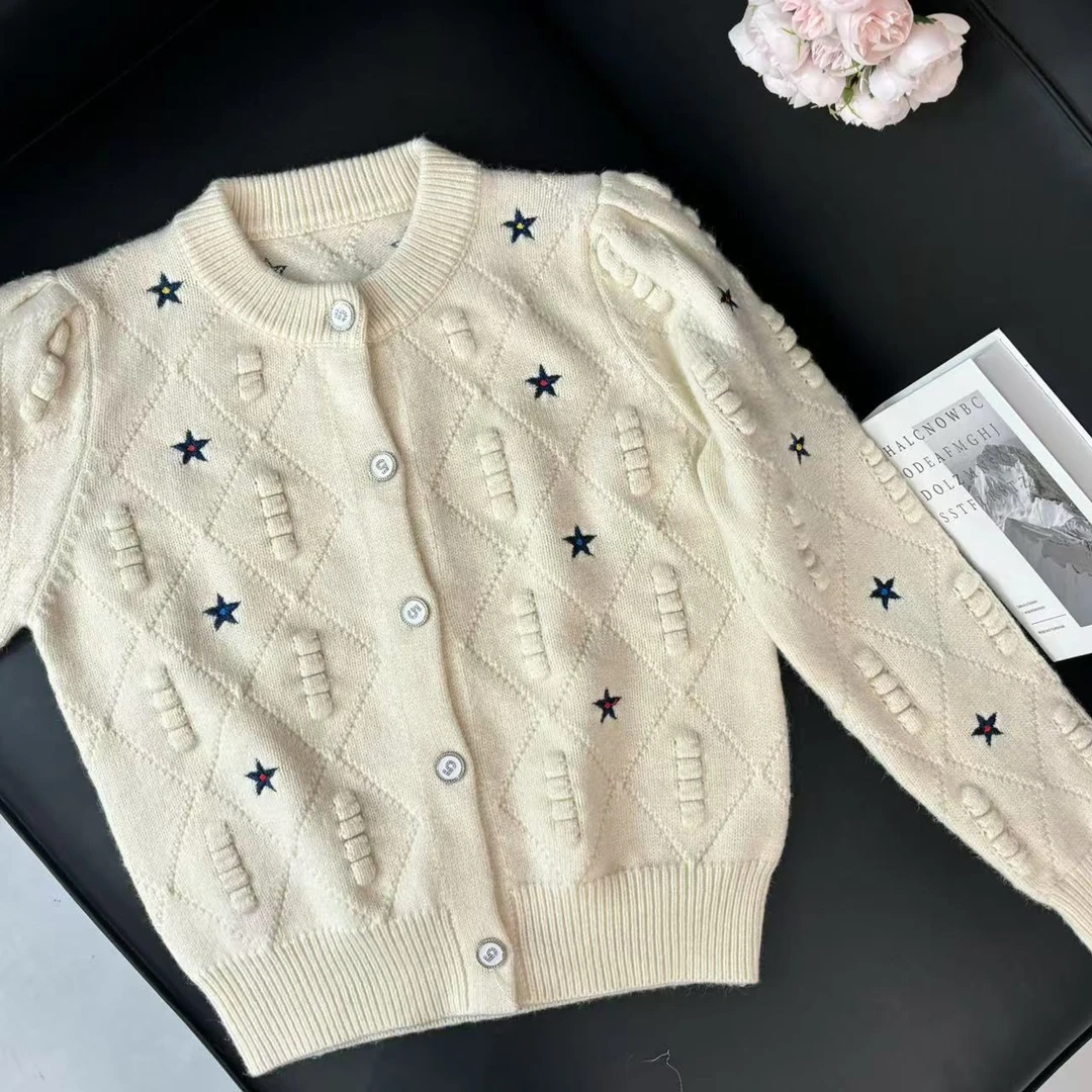 【五角星】新款开衫百搭新款气质高级感上衣09123女打底衫新款