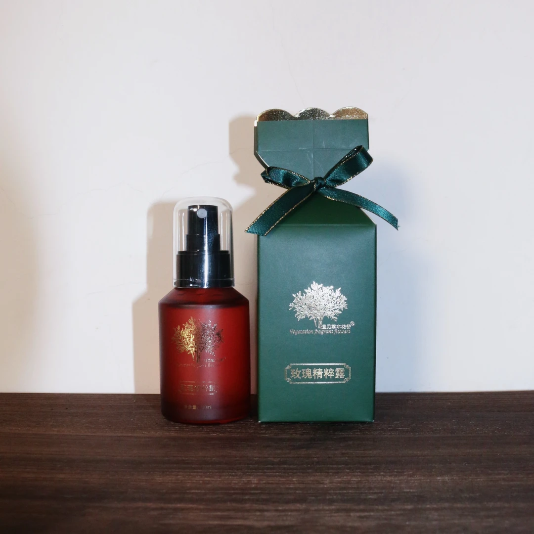 遇见草木花香 玫瑰纯露精油花露补水保湿温和爽肤水精粹露60ml