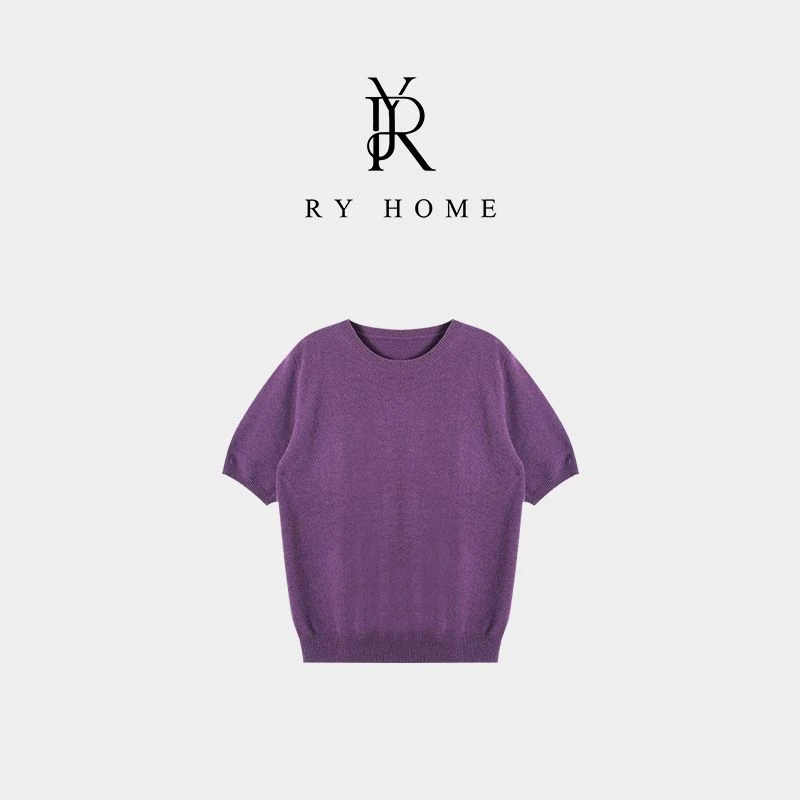 【容雨RYHOME】新款圆领羊毛打底衫M2434