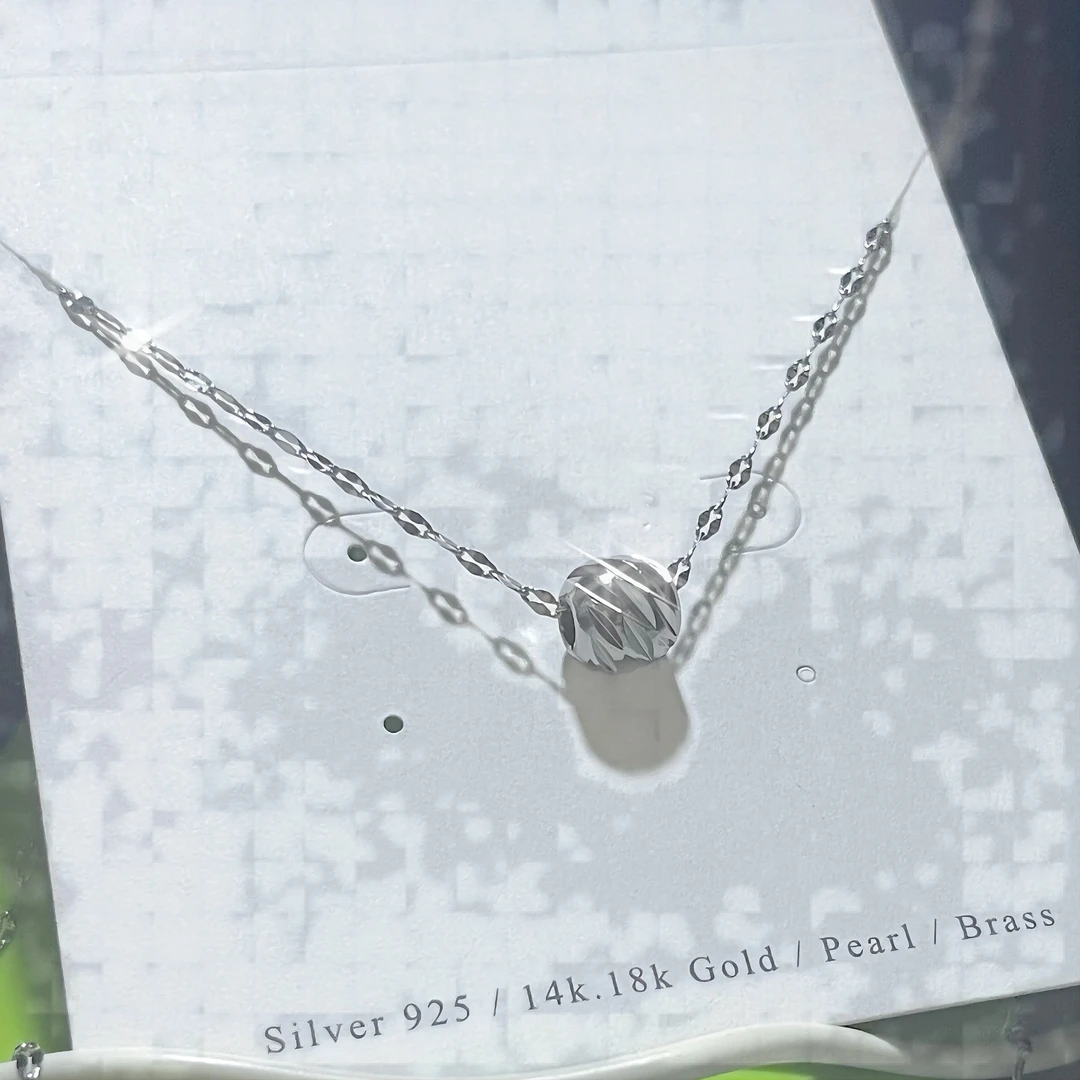 钛钢项链 大路路通银色气质简约百搭锁骨项链 X-109