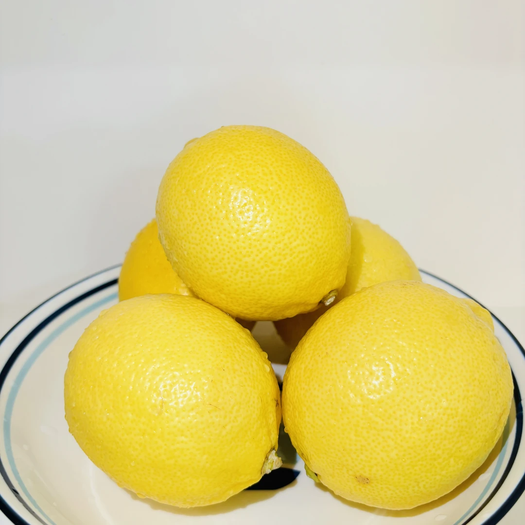 柠檬新鲜黄柠檬现摘水果皮薄多汁黄柠檬香甜水果农产品切片泡茶