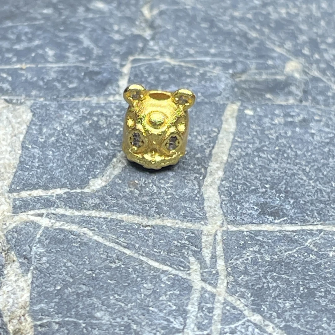 铜合成锆石吊坠 铜镀8K工艺大鹏鸟尺寸参考详情图片金色配饰饰品