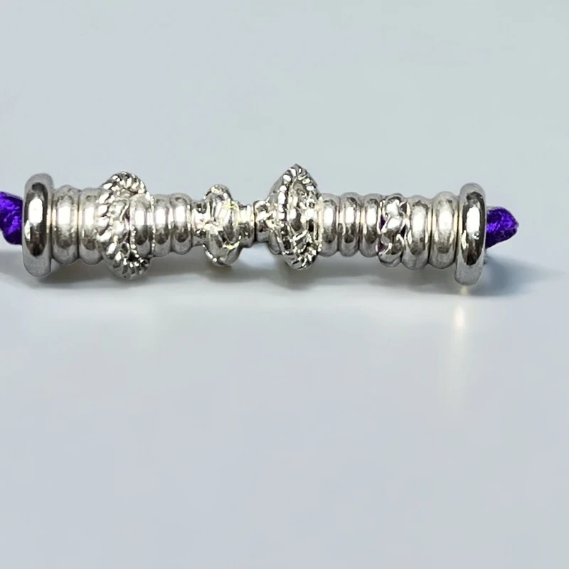 铜吊坠 银色万能轴素款个性复古