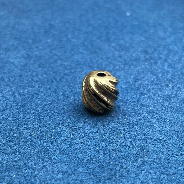 铜吊坠 黄铜做旧款凯旋珠中古简约