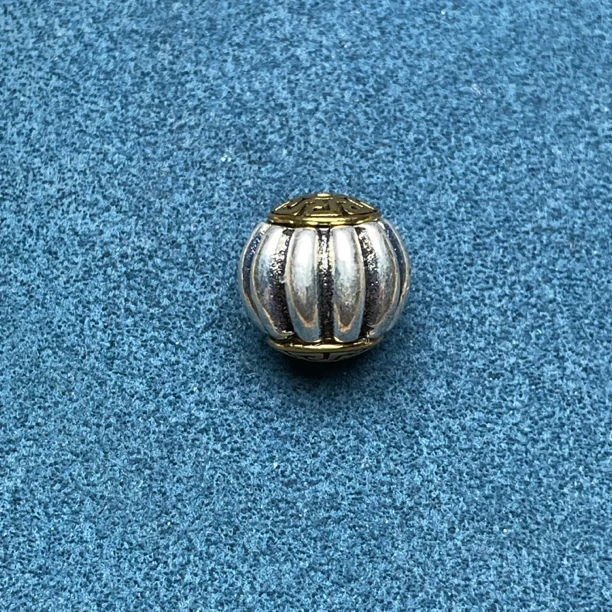 合金吊坠 拼色款瓜珠简约经典尺寸参考详情图片