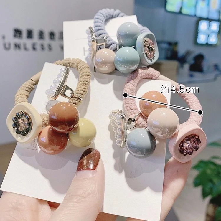 2024新款头绳韩国小清新简约个性马尾扎头发橡皮筋发圈发绳女头饰