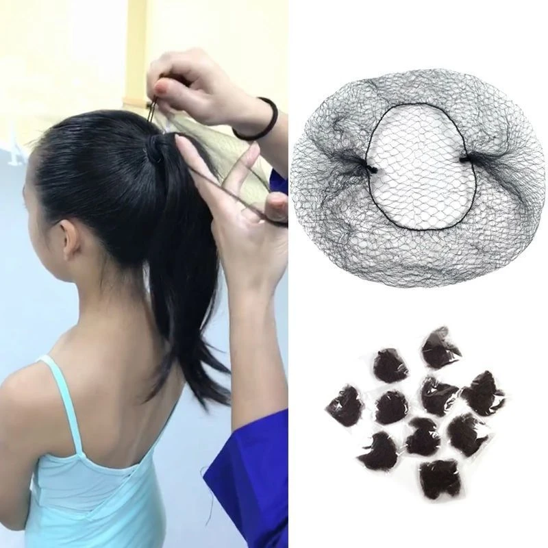 盘发空姐发网隐形发网职业发网发夹U型夹盘发夹舞蹈考级盘头发网