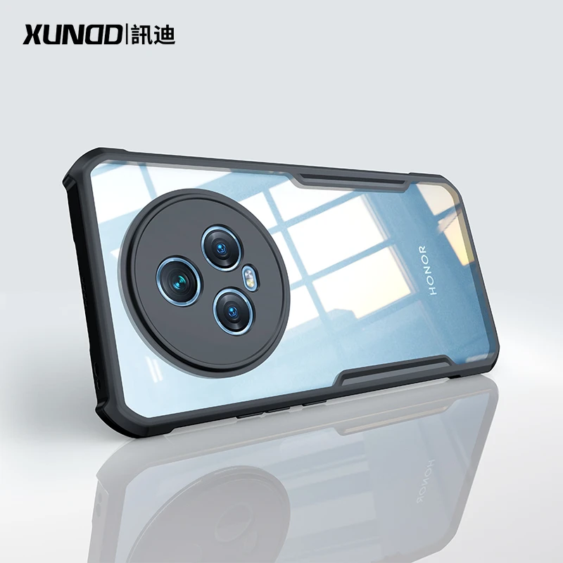 讯迪适用荣耀magic5新款轻薄简约商务精孔镜头全包保护防摔手机壳