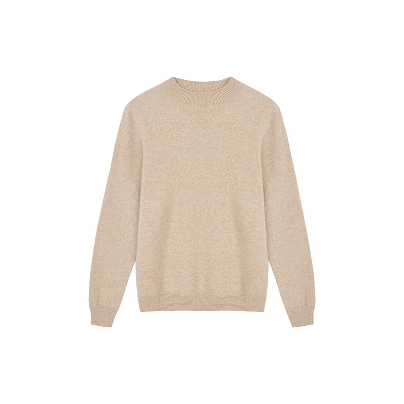 【小余专属】金银丝打底针织衫半高领简约保暖上衣女D09CZN9571