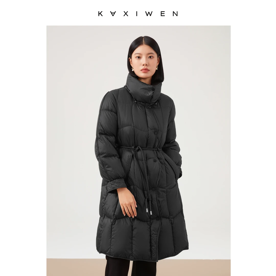 【小余专属】韩版廓形中长款保暖羽绒外套X10BYE8691