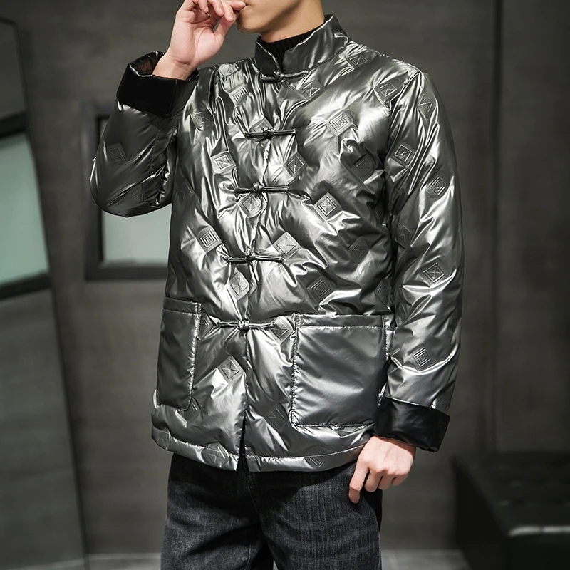 8885^冬季新款男式哑光羽绒棉服冬装外套加厚棉袄 哑光棉衣男 面