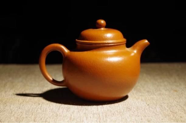 宜兴紫砂壶朱泥掇球壶 一人饮系列 迷你容量 小煤窑朱泥全手工制