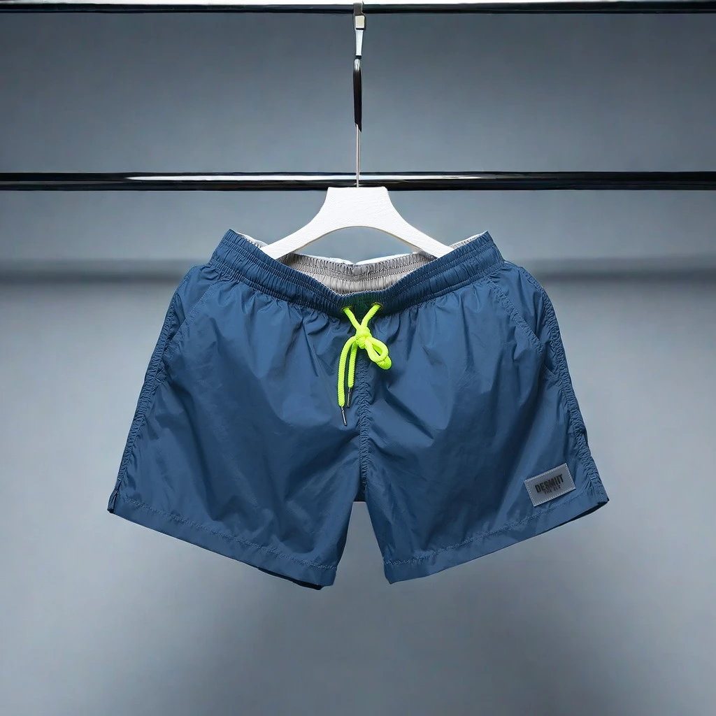 沙滩裤男款夏季新款潮牌高级感短裤男士运动冰丝速干轻薄三分裤男