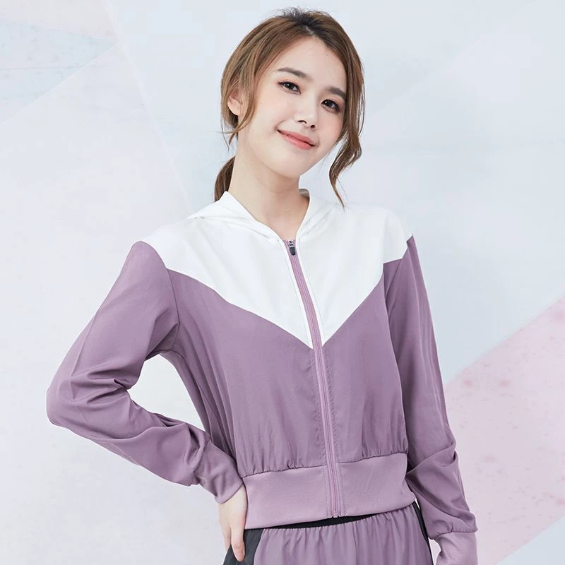 运动外套女跑步训练上衣显瘦时尚宽松网红休闲卫衣健身房瑜伽服