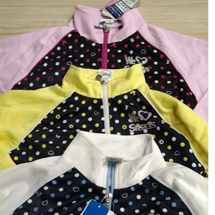 K351  女童波点休闲外套  微瑕