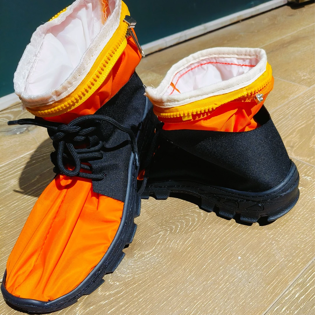 防马蜂鞋子耐磨户外专用防刺穿耐磨防滑防蜂马蜂服双拉链可带改装