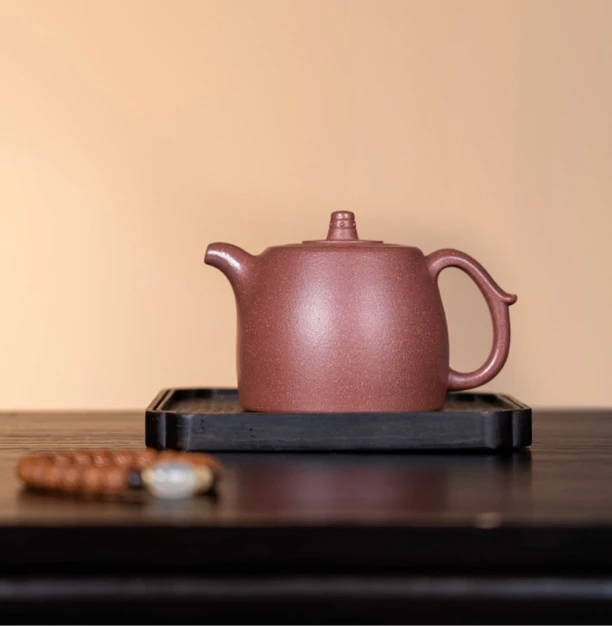 【许康·桃花泥宝铎】原矿宝山矿区桃花泥全手工精制紫砂壶