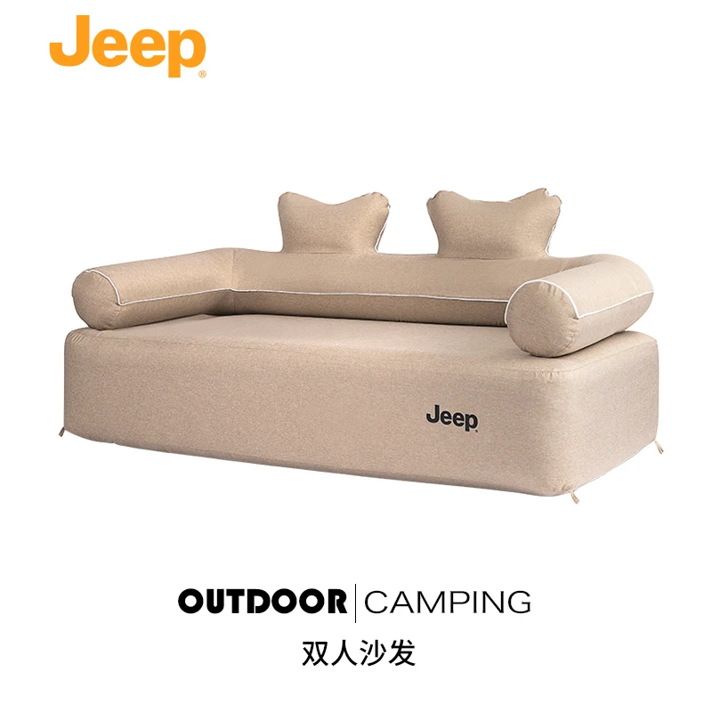 JEEP/吉普户外充气沙发家用充气沙发椅单人折叠懒人野露营沙发椅