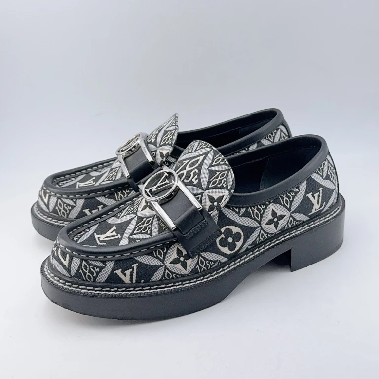 36码/98新/LV/路易威登 1854满印乐福鞋