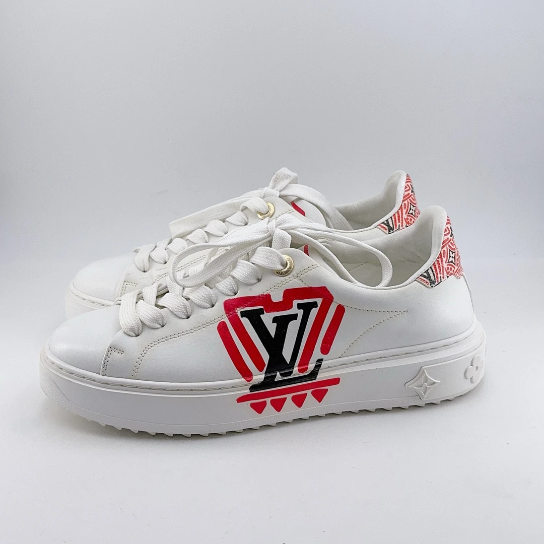 35码-37码/98新/LV/路易威登 crafty印花timeout板鞋