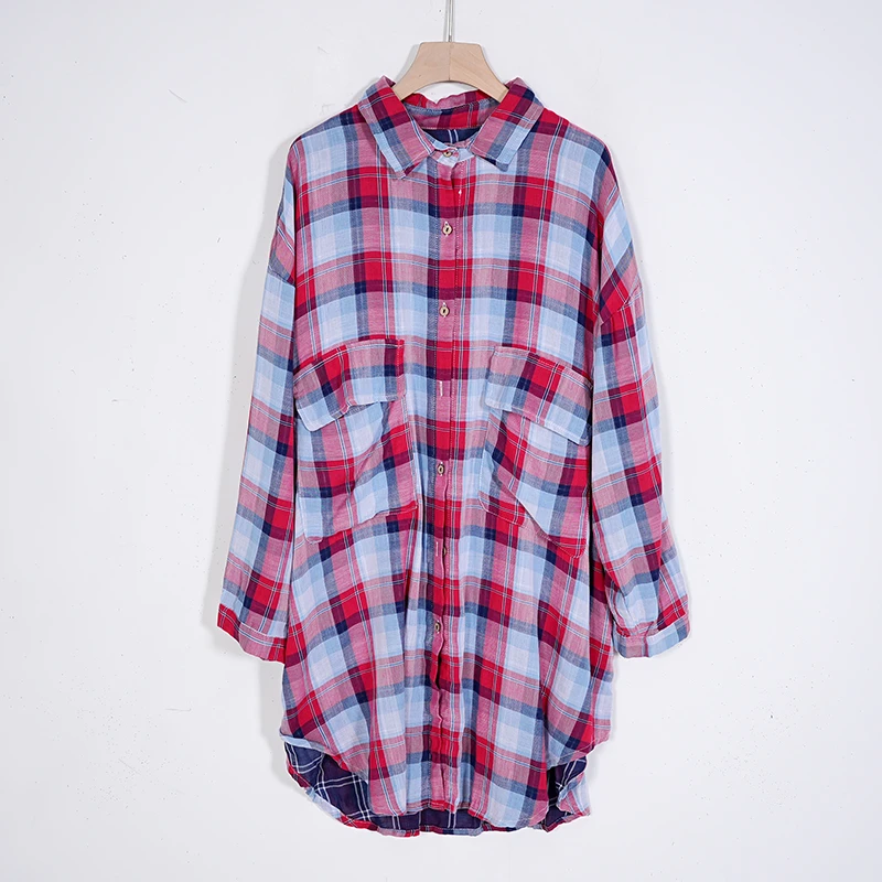 【蓉哥出品】双层麻纱衬衫W19