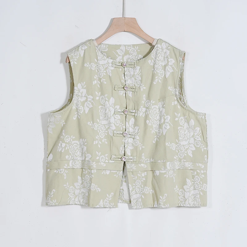 【蓉哥出品】国风亚麻上衣B28