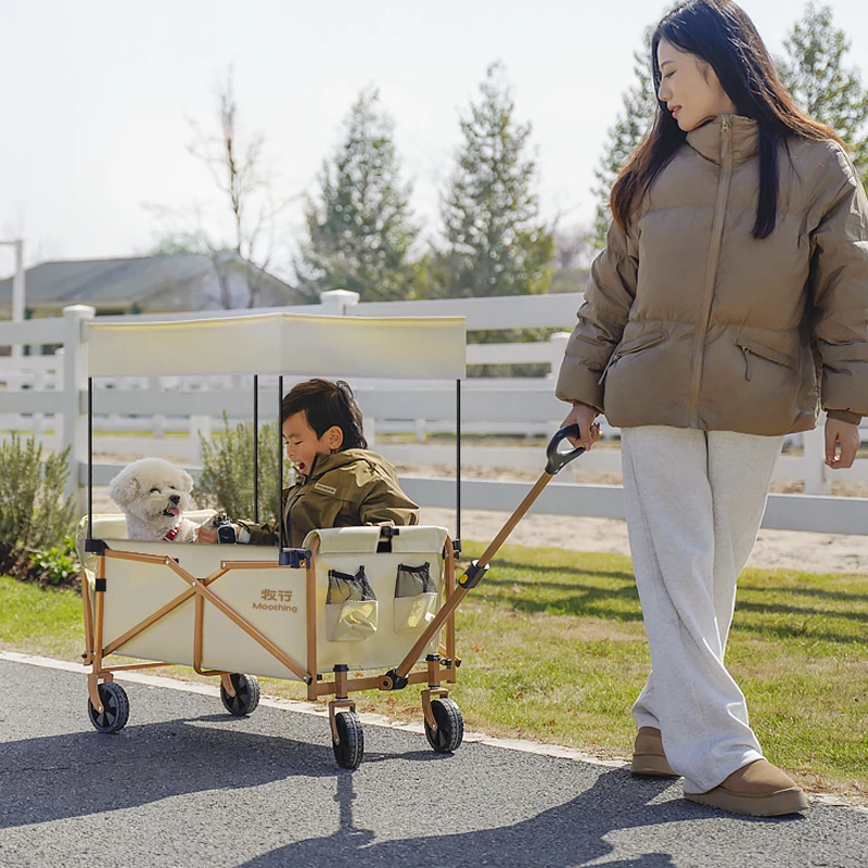 牧行moothing新款折叠款露营车顶棚遮光防阳光顶棚（L5专用）