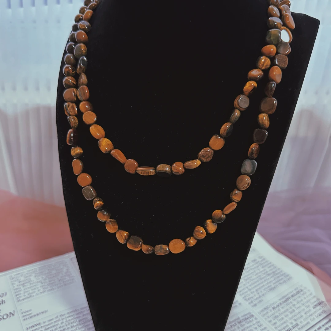 铜合金项链 518989【美拉德】中古风百搭经典款长款项链