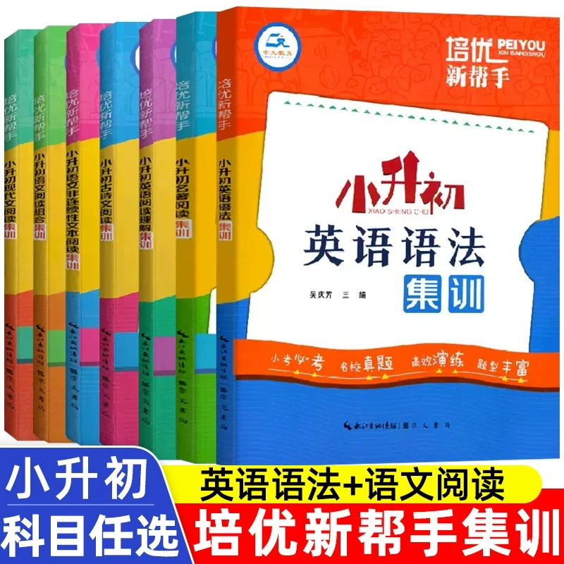 培优新帮手小升初英语语法集训阅读理解语文阅读组合名著