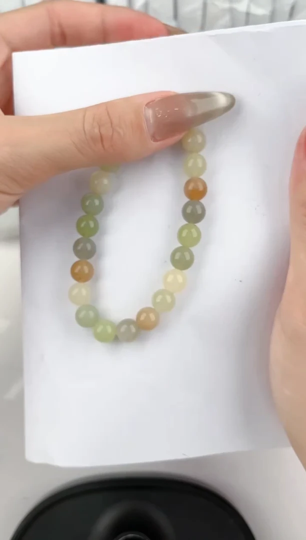 【闪购商品】和田玉手链未镶嵌1颜色微差无瑕疵