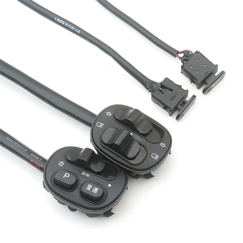 雅迪电动车冠能T5DT6T6E6喇叭双闪变速P档转向灯右开关左开关