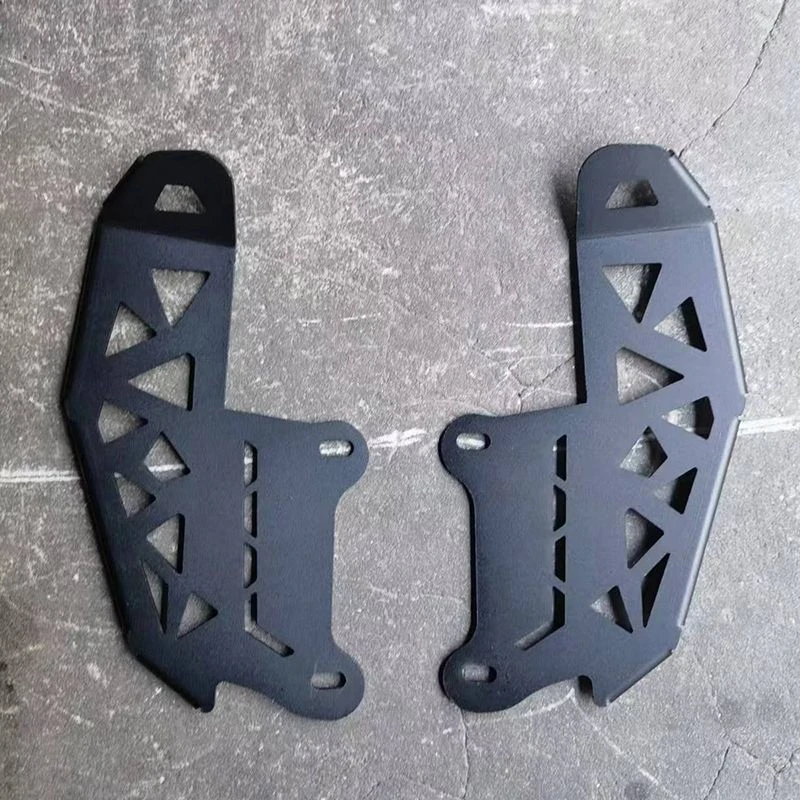 小牛G2电动车扩充加宽脚踏板改装配件g2专用碳钢折边F2前置搁脚