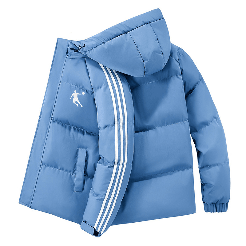乔丹休闲外套男女秋冬加厚棉服连帽百搭棉衣运动面包服潮流韩版男