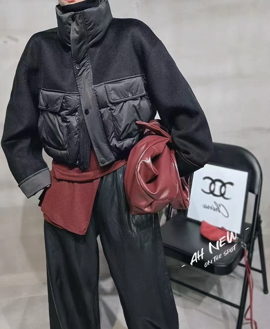 no退no换 谨慎下单  8801-14291 休闲个性设计鹅绒羽绒服外套