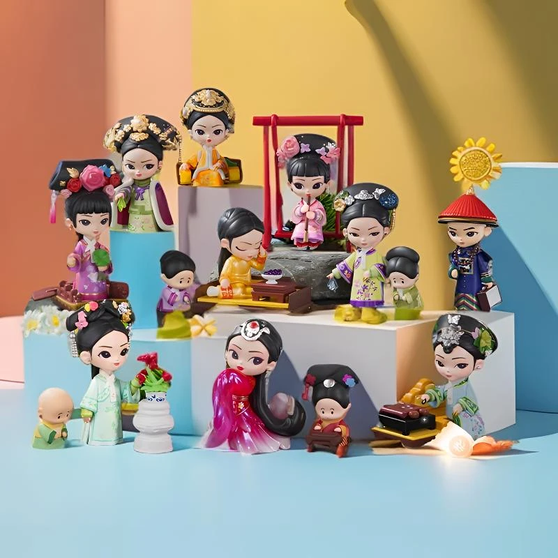 【明盒已拆盒】甄嬛三代系列盲盒国风潮玩手办古风摆件