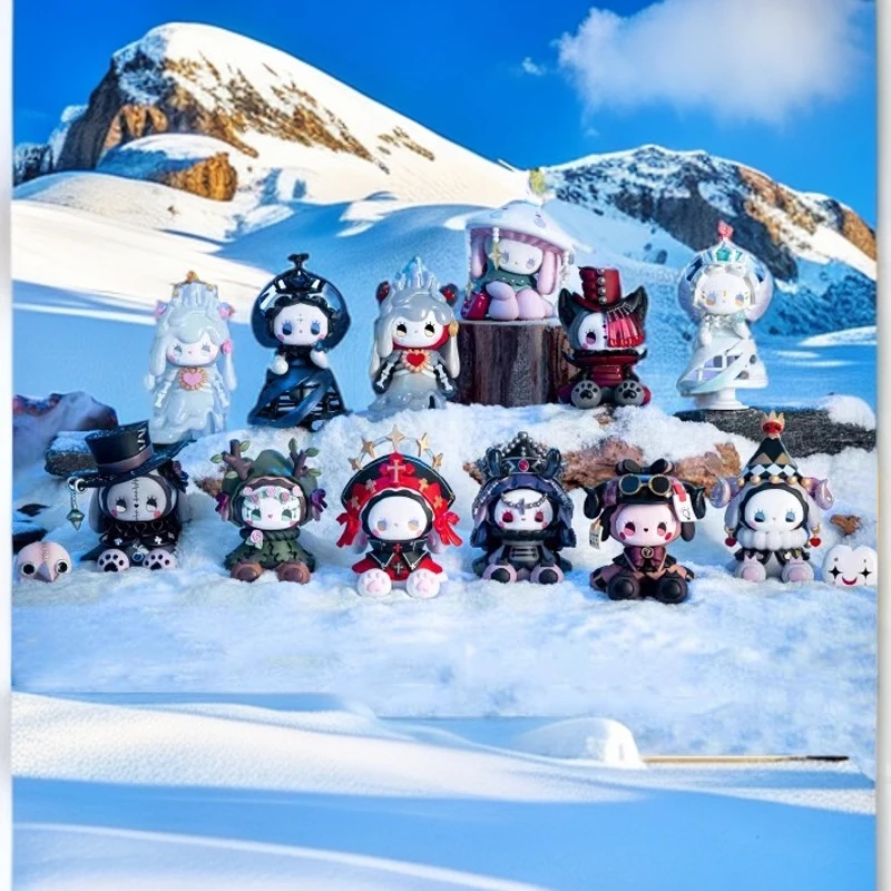 （明盒已拆盒）秘境森林暴风雪山庄系列盲盒潮玩手办摆件