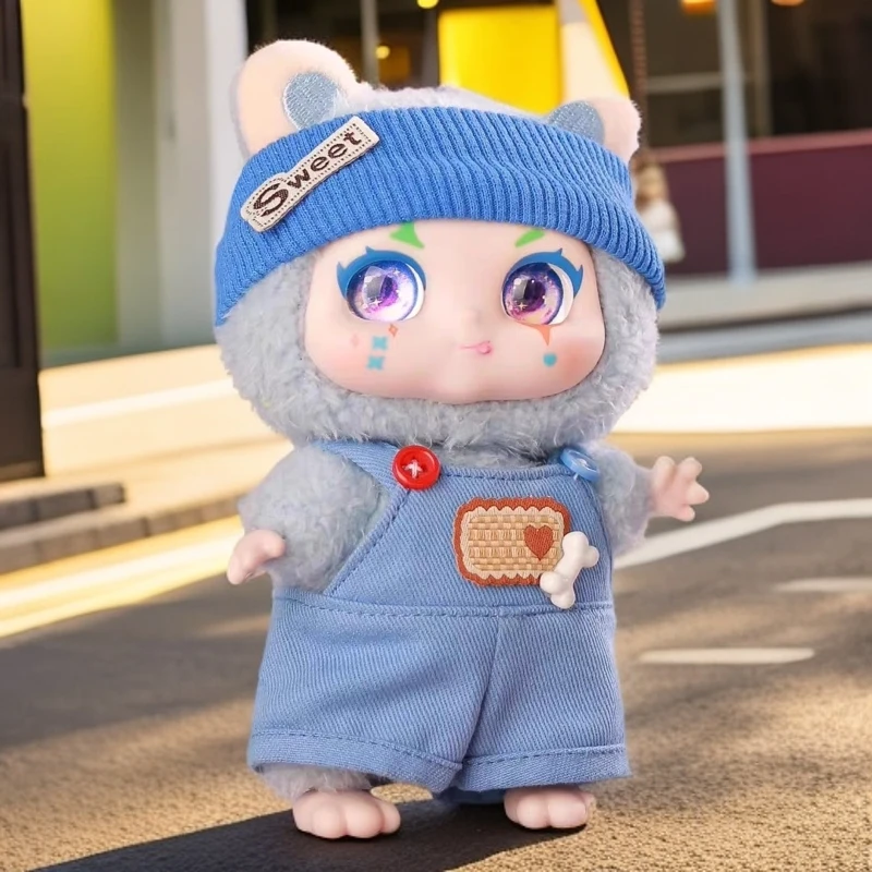 奇梦KIMMON咪蒙毛绒盲盒搪胶脸公仔娃娃