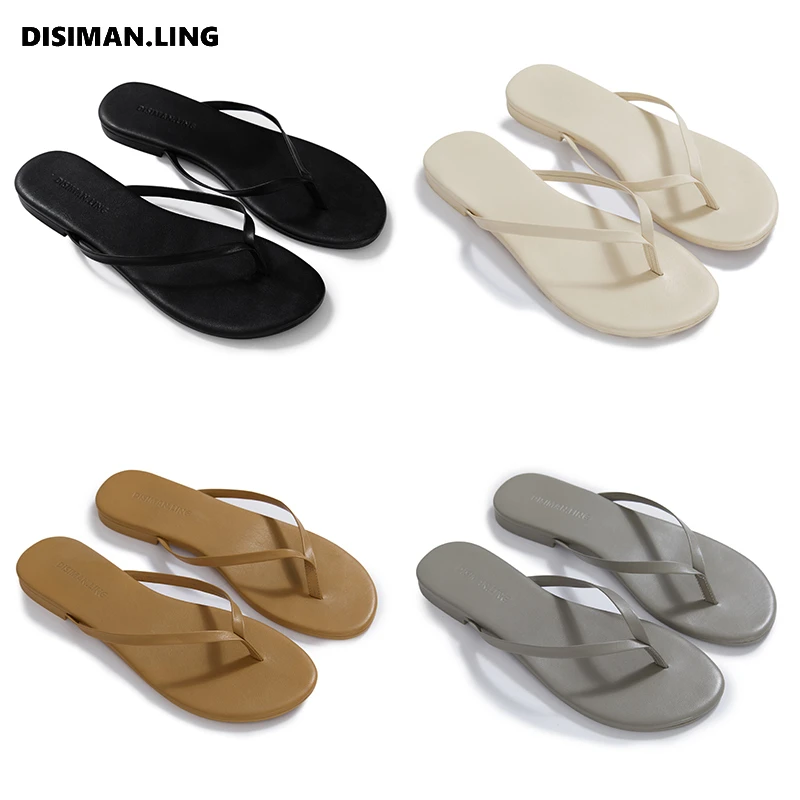 迪丝嫚苓人字拖日常居家拖鞋女舒适简约女士百搭凉鞋女