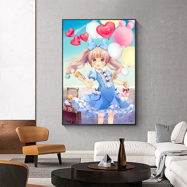DC/蒂彩【快乐旅行】钻石画卧室客厅清晰挂画点贴钻十字绣手工diy