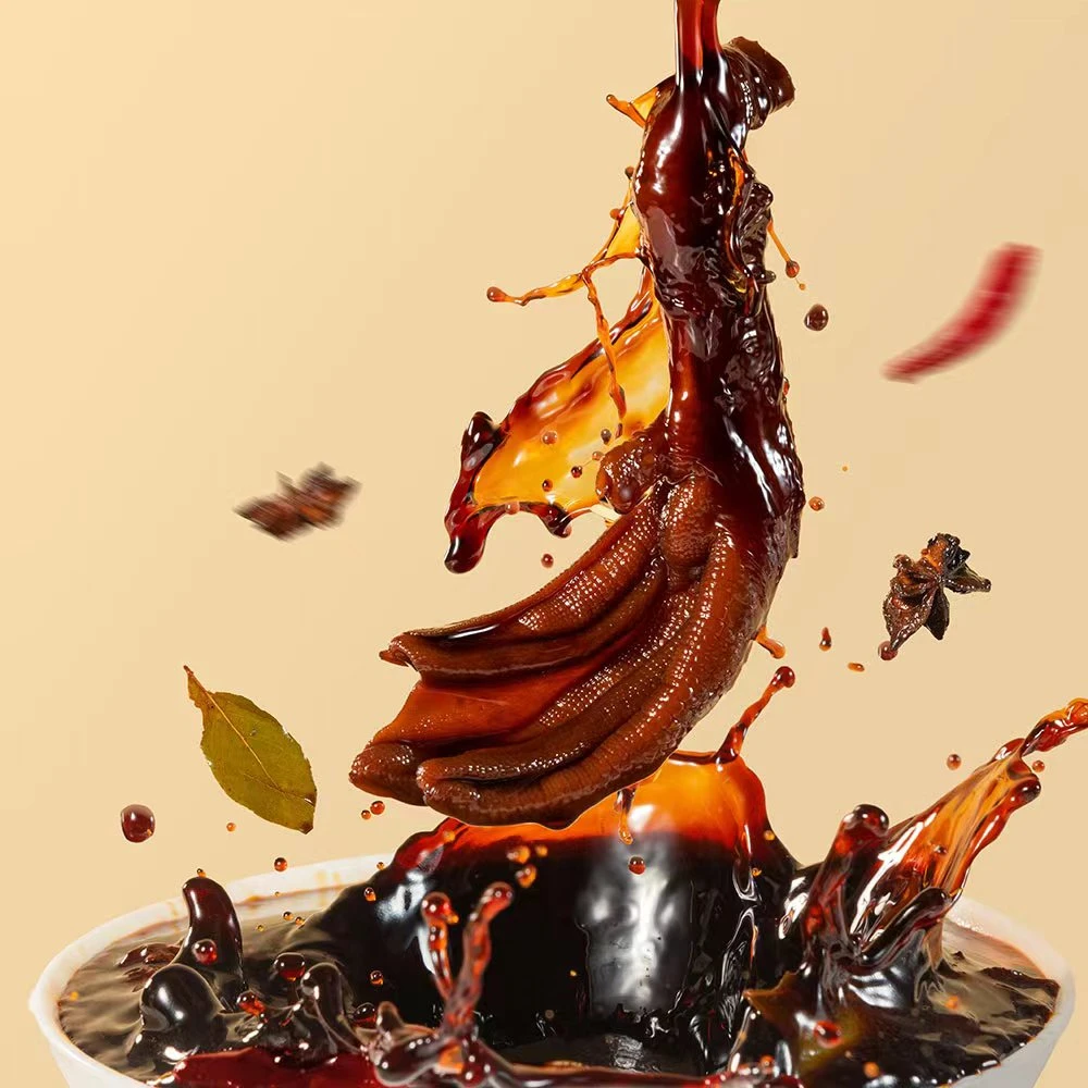 q旺家福老卤鸭掌鸭爪卤香肉香独立包装办公室零食卤味休闲小零食