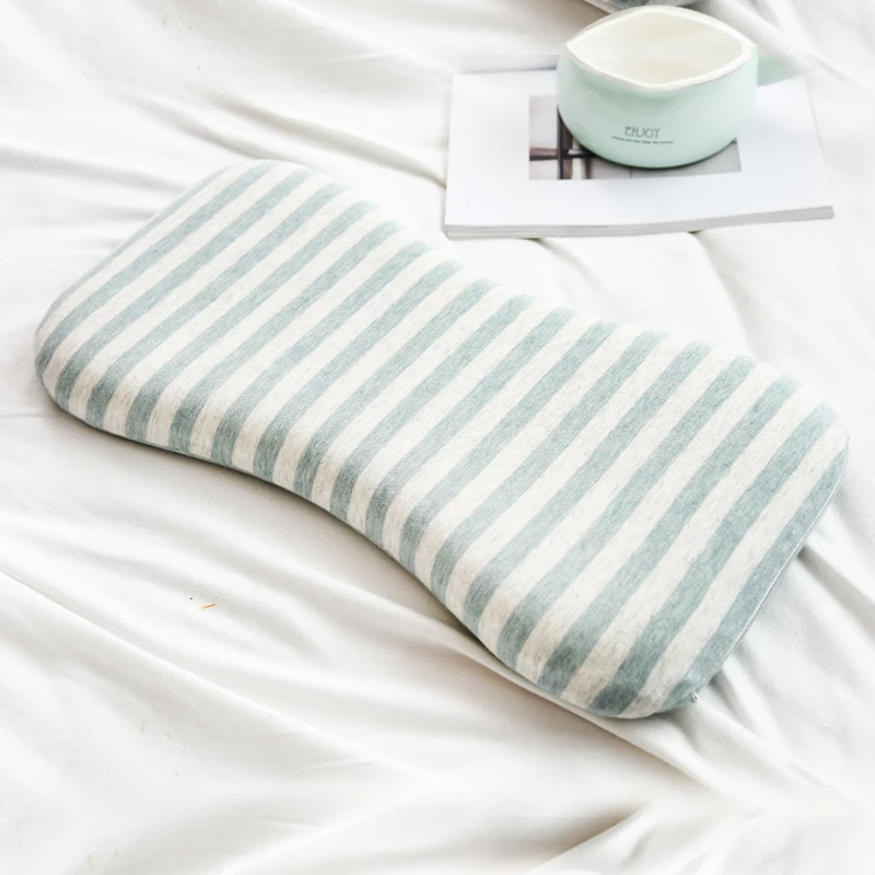 双层蝶形儿童枕记忆枕针织护婴幼儿颈枕幼儿园安抚枕柔软棉枕透气