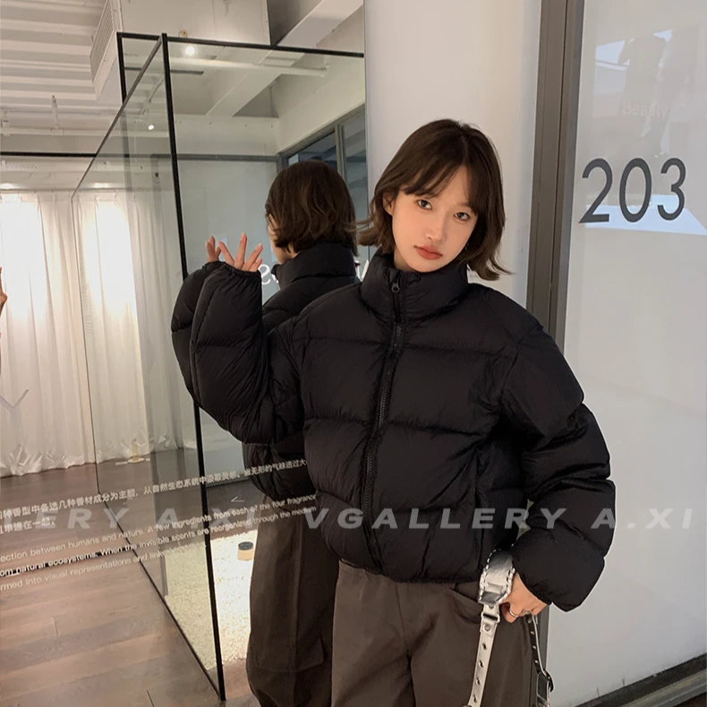 2024肯豆风短款羽绒服