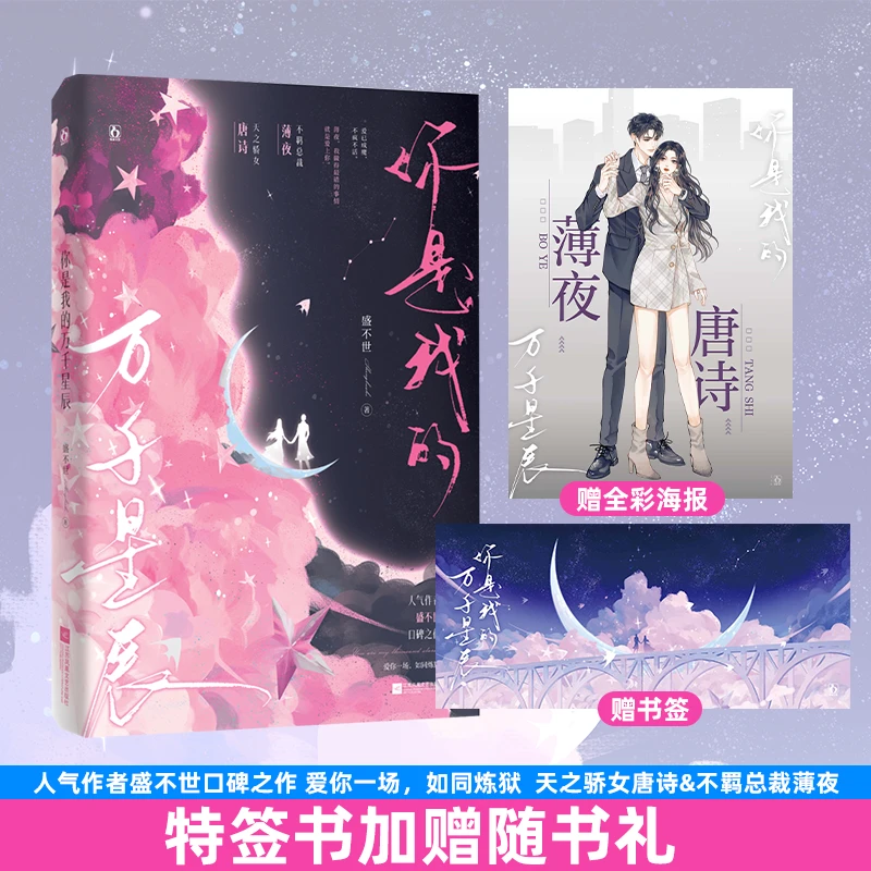 正版特签书你是我的万千星辰.1盛不世著甜虐交织破镜重圆言情小说