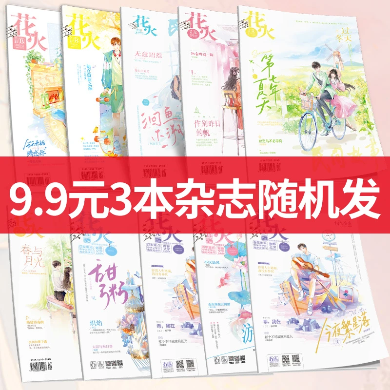 魅丽文化2024全新花火彩版杂志月刊合集青春文学短篇小说