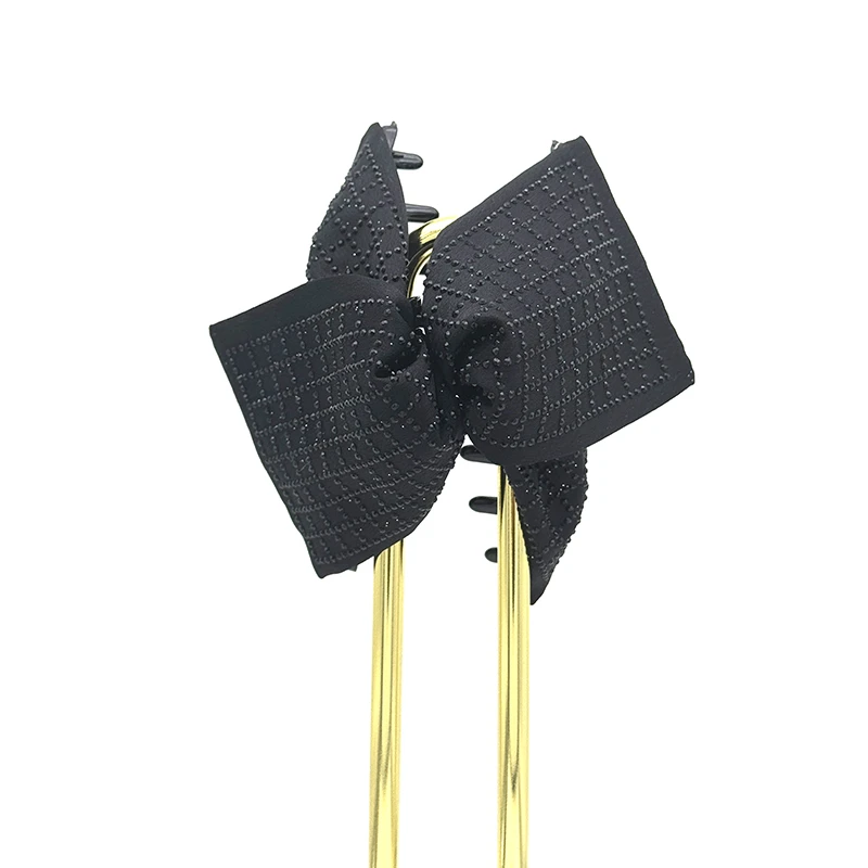 【晚颂】 韩版网红黑色时尚气质休闲百搭手工盘发抓夹简约甜美