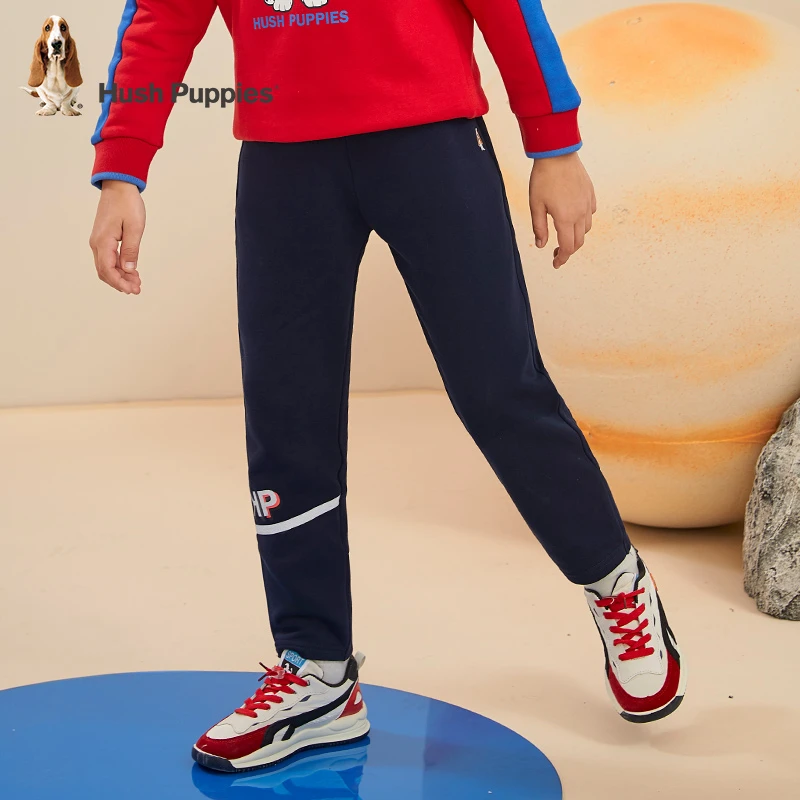 暇步士童装春季儿童针织休闲运动长裤舒适时尚宽松休闲裤