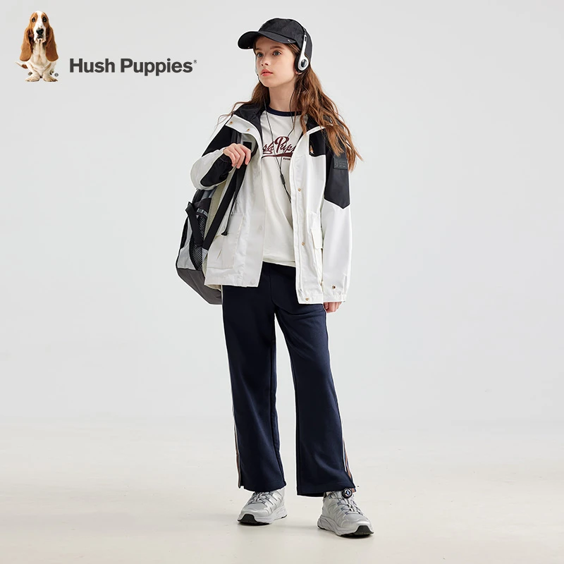 三防薄外套 拼色风衣 秋新款 暇步士童装