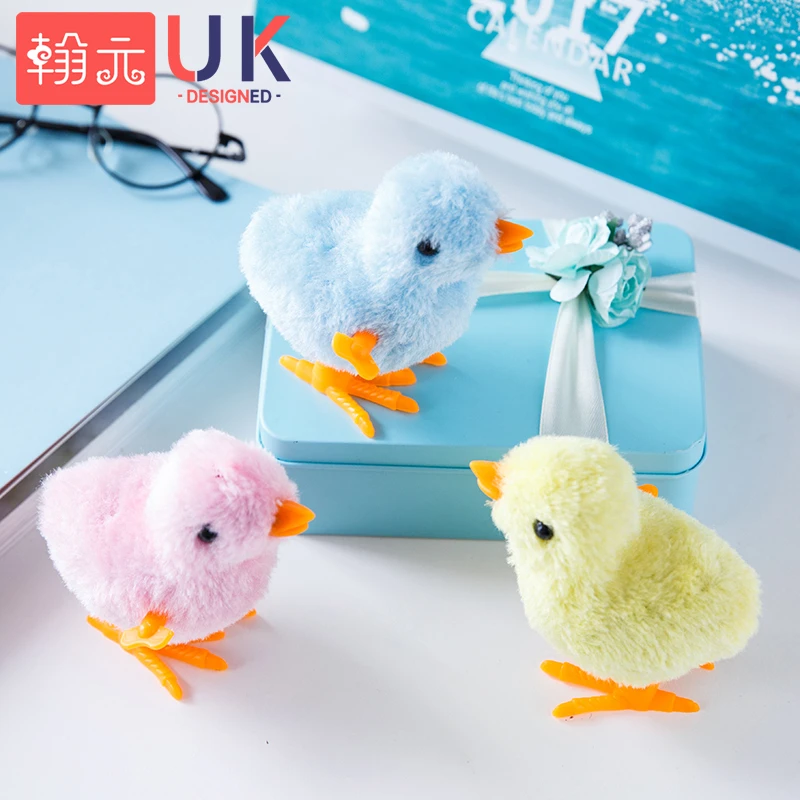 可爱仿真跳跳小鸡发条玩具男女宝宝儿童小孩益智大公鸡仔哄娃神器